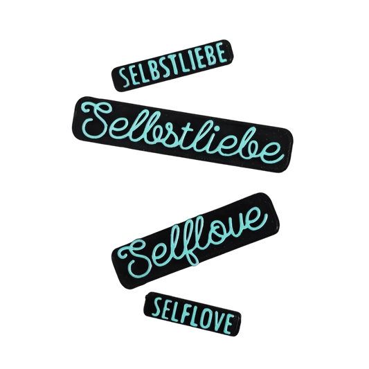 Selbstliebe oder Selflove - Stempel - Spruchstempel