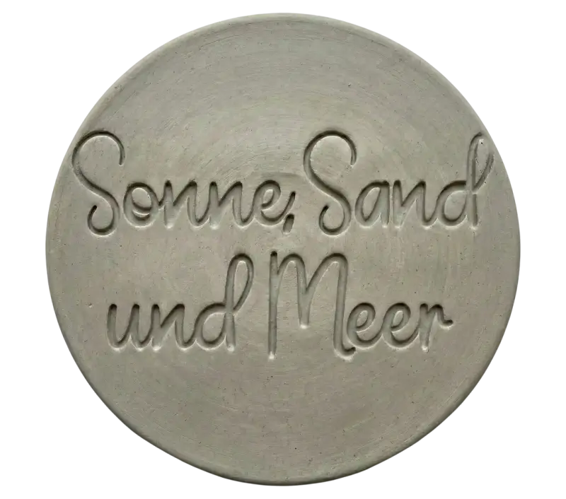 Sonne Sand und Meer - Stempel - Spruchstempel