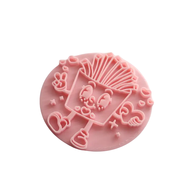 Spazierende Pommes - Stempel - Bildliche Stempel