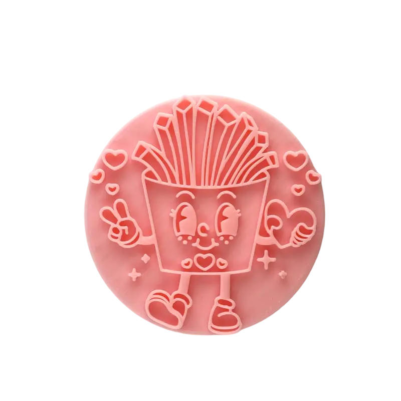 Spazierende Pommes - Stempel - Bildliche Stempel