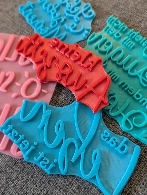 Spruch Set - Stempel B-Ware / 2te Wahl