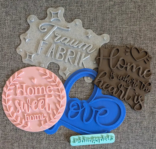 Spruch Set - Stempel B-Ware / 2te Wahl