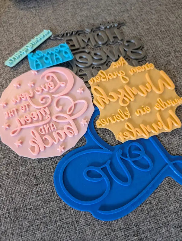 Spruch Set - Stempel B-Ware / 2te Wahl