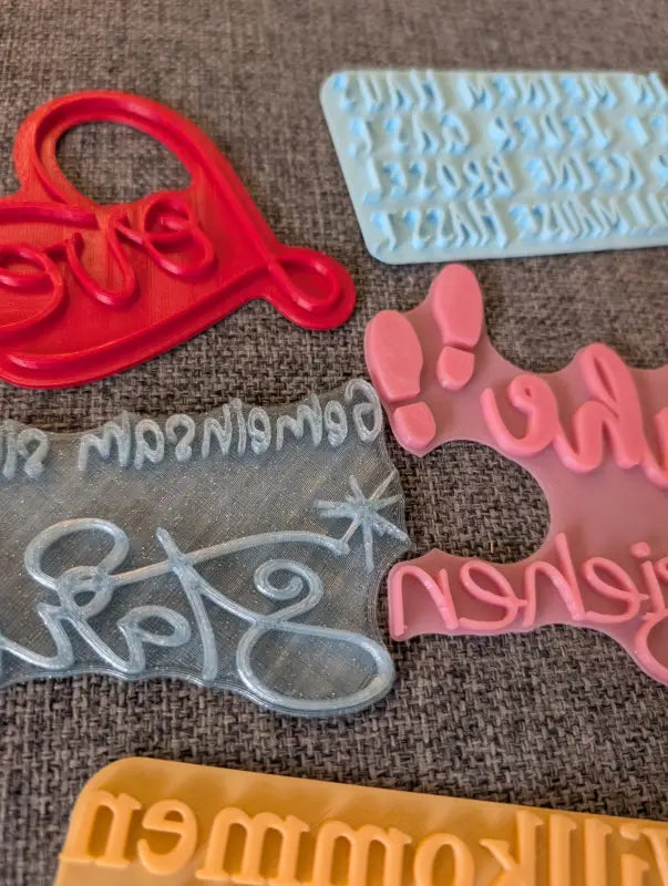 Spruch Set - Stempel B-Ware / 2te Wahl