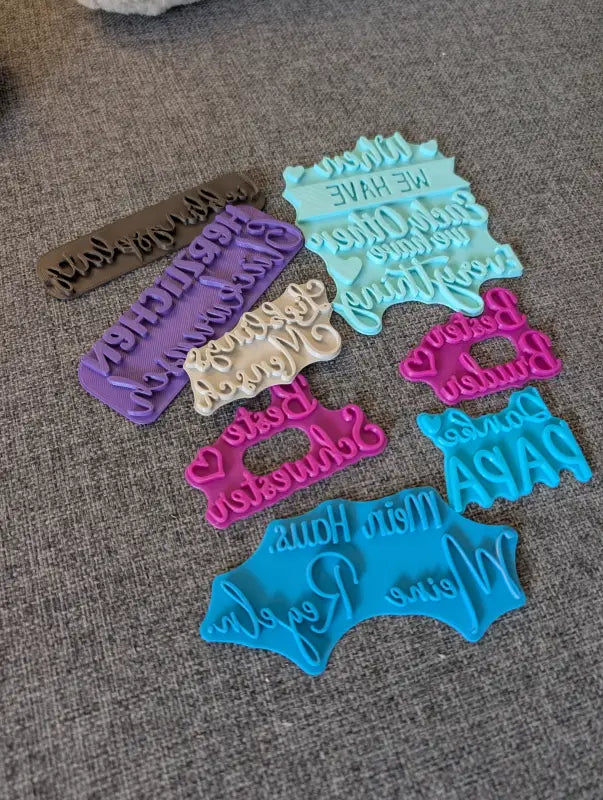 Spruch Set - Stempel B-Ware / 2te Wahl