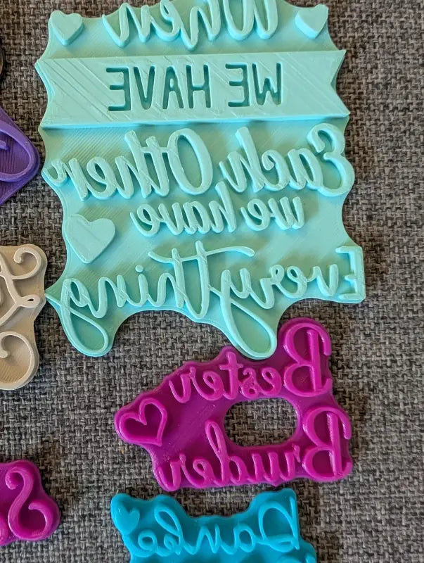 Spruch Set - Stempel B-Ware / 2te Wahl