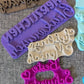 Spruch Set - Stempel B-Ware / 2te Wahl