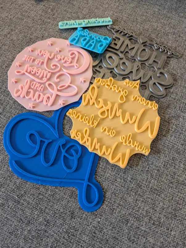 Spruch Set - Stempel B-Ware / 2te Wahl