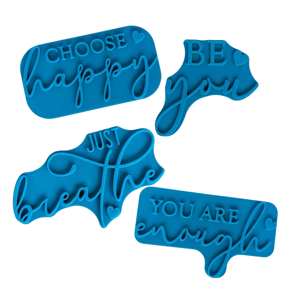 Statement Töpferstempel Bundle 12cm - Spruchstempel
