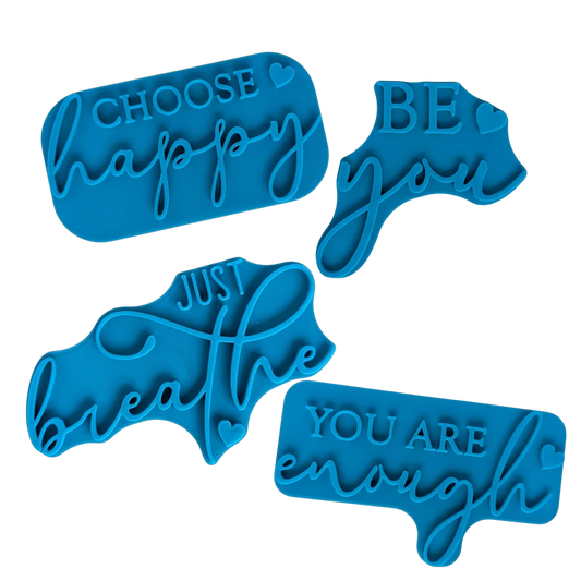 Statement Töpferstempel Bundle 12cm - Spruchstempel