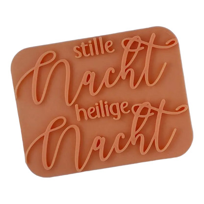 stille Nacht  heilige Nacht - Stempel - Minseart