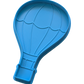 Das zweiteilige Töpfer-Set Heißluftballon. Die Prägeplatte und der Rand-Ausstecher sind exakt aufeinander abgestimmt für perfekte und saubere Ergebnisse beim Töpfern.