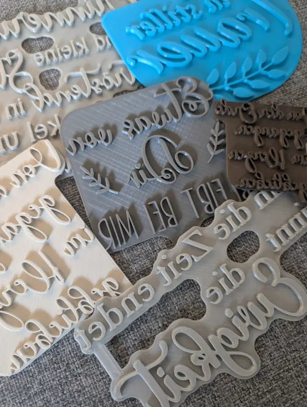 Trauersprüche - Stempel B-Ware / 2te Wahl