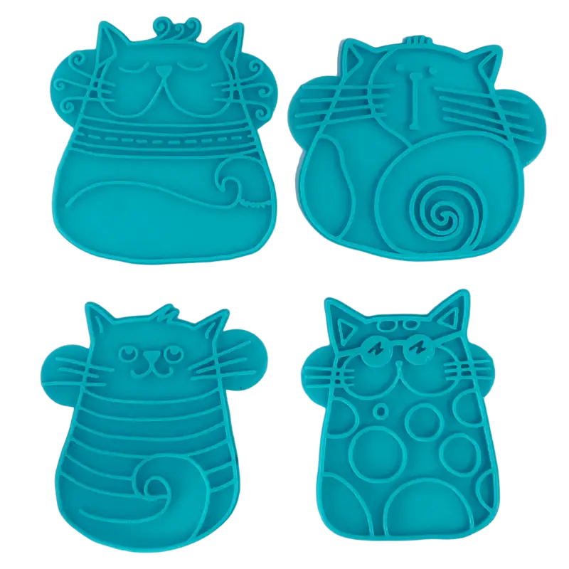 Verrücktes Katzenquartett - Stempelset - Minseart