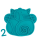 Verrücktes Katzenquartett - Stempelset - Minseart