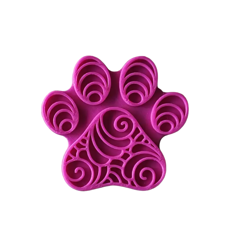 Verzierte Pfote - Stempel - Minseart