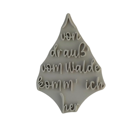 Von drauß vom Walde komm’ ich her - Stempel - Spruchstempel