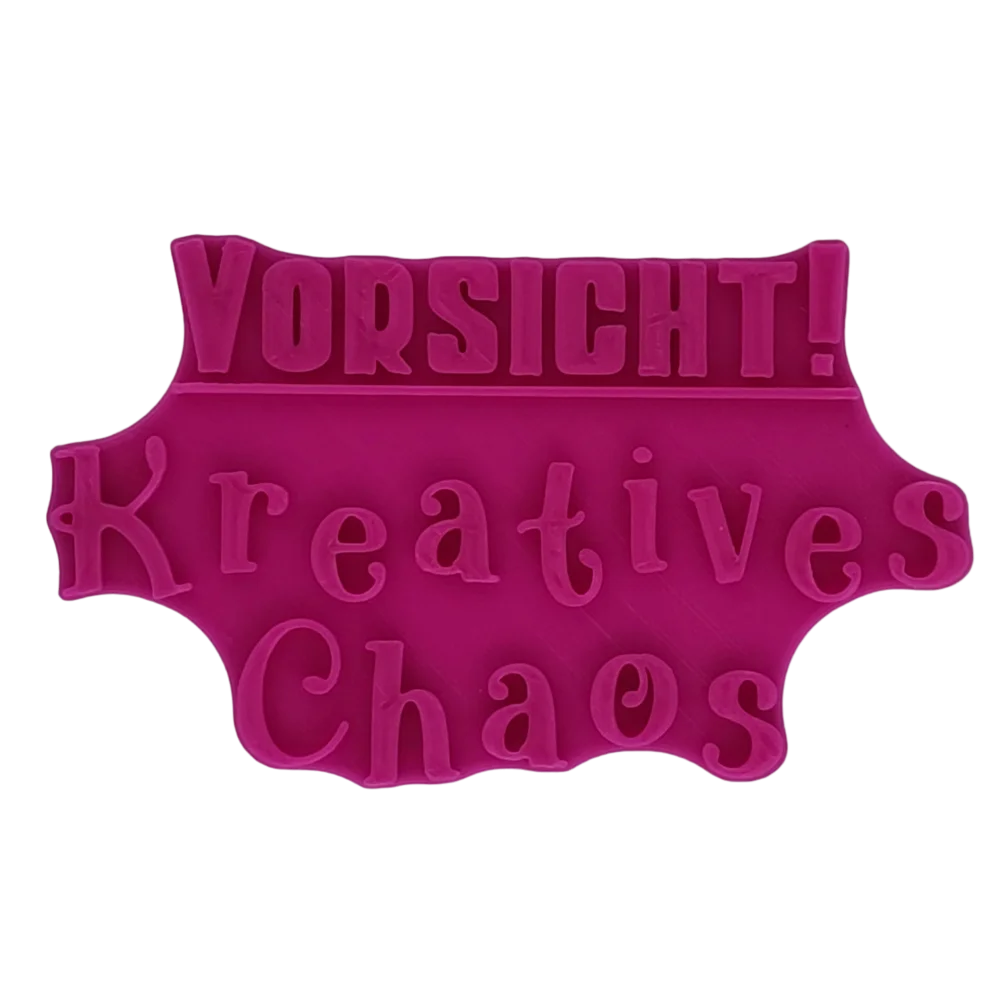 Vorsicht ! Kreatives Chaos - Stempel - Minseart