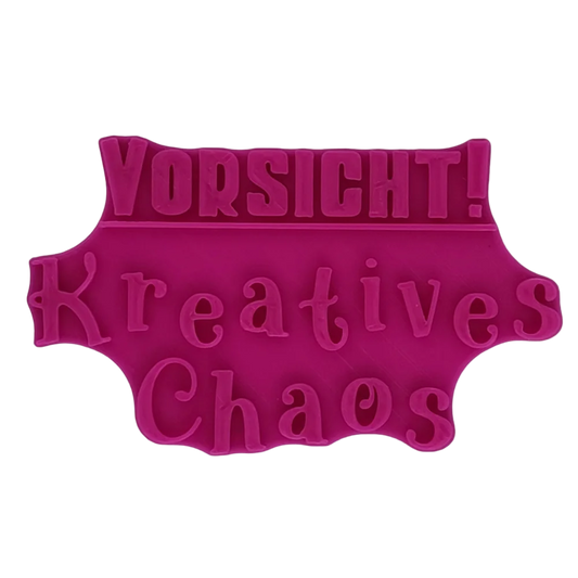 Vorsicht ! Kreatives Chaos - Stempel - Minseart