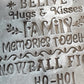 Weihnachtsbaumausstecher - Stempel - Spruchstempel