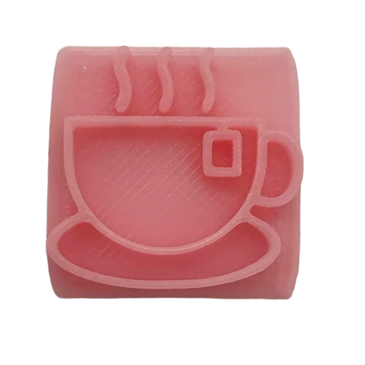 Weihnachtsicon - Teetasse - Prägestempel - Spruchstempel