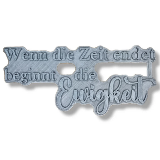 Wenn die Zeit endet beginnt die Ewigkeit - Stempel - Minseart