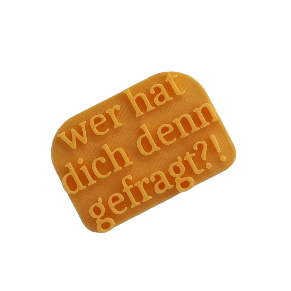 Wer hat dich denn gefragt?! - Stempel - Minseart