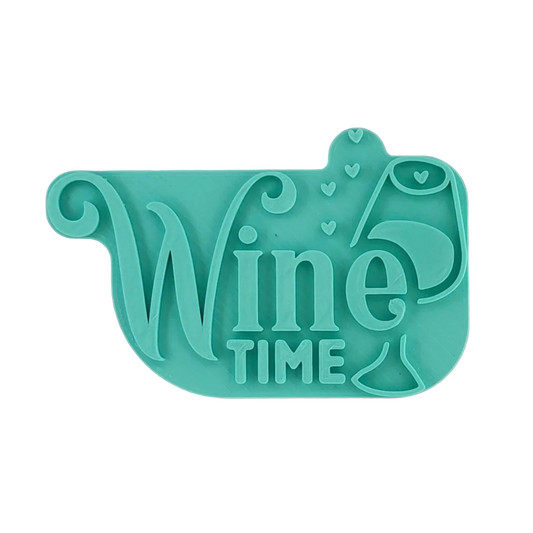 Wine Time - Stempel - Spruchstempel