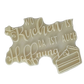 Wo Kuchen ist da ist auch Hoffnung - Stempel - Minseart