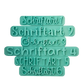 Wunschworte - Stempel KEIN Spruch - Spruchstempel
