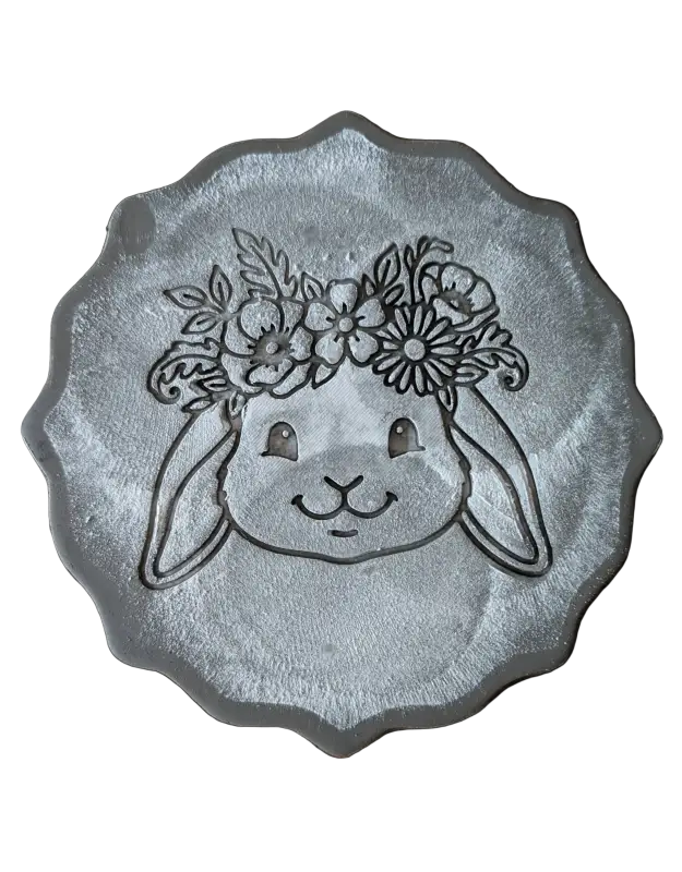 XL Keramikstempel ’Sanfter Hase’ – Großes Statement für deinen Ton - osterstempel