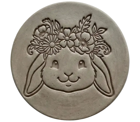 XL Keramikstempel ’Sanfter Hase’ – Großes Statement für deinen Ton - osterstempel