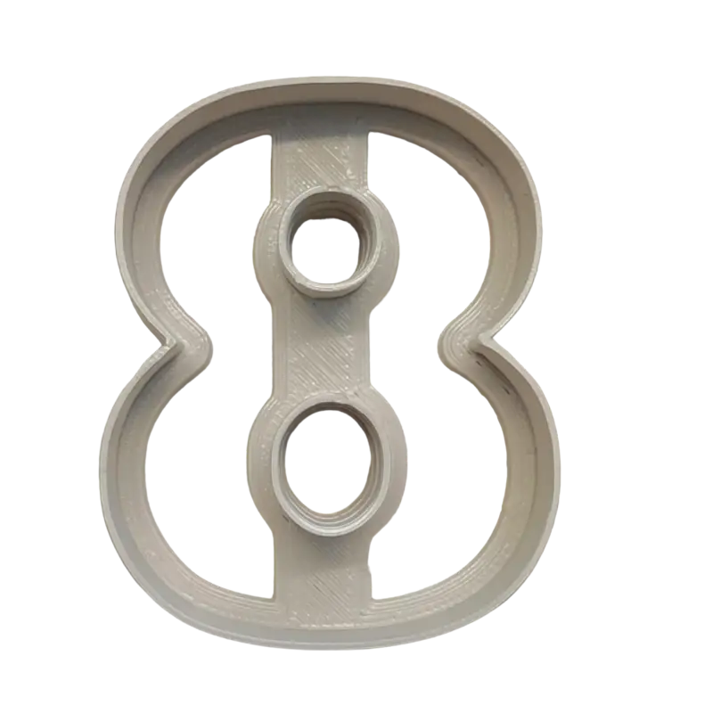 Zahlen Ausstecher/Cutter 1 - Acht 6cm hoch - Spruchstempel