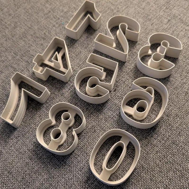 Zahlen - Stempel B-Ware / 2te Wahl