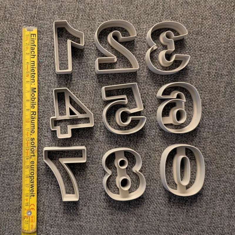 Zahlen - Stempel B-Ware / 2te Wahl