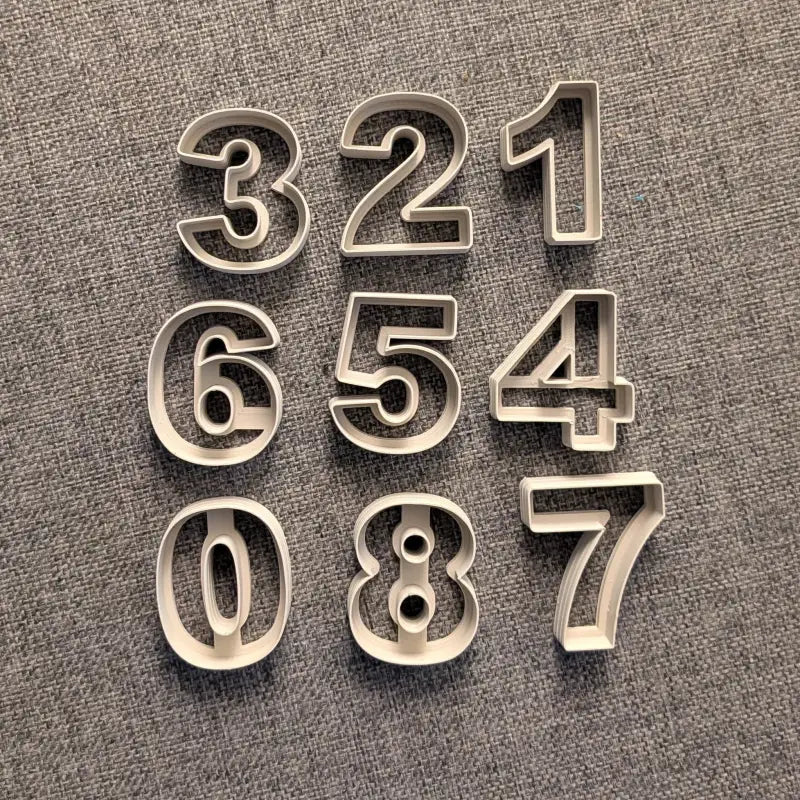 Zahlen - Stempel B-Ware / 2te Wahl