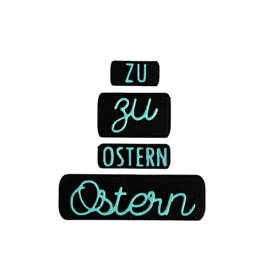 zu Ostern - Stempel - Spruchstempel