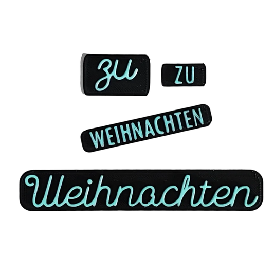zu Weihnachten - Stempel - Spruchstempel